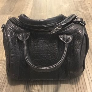 Alexander Wang Rockie Gunmetal Black crossbody bag